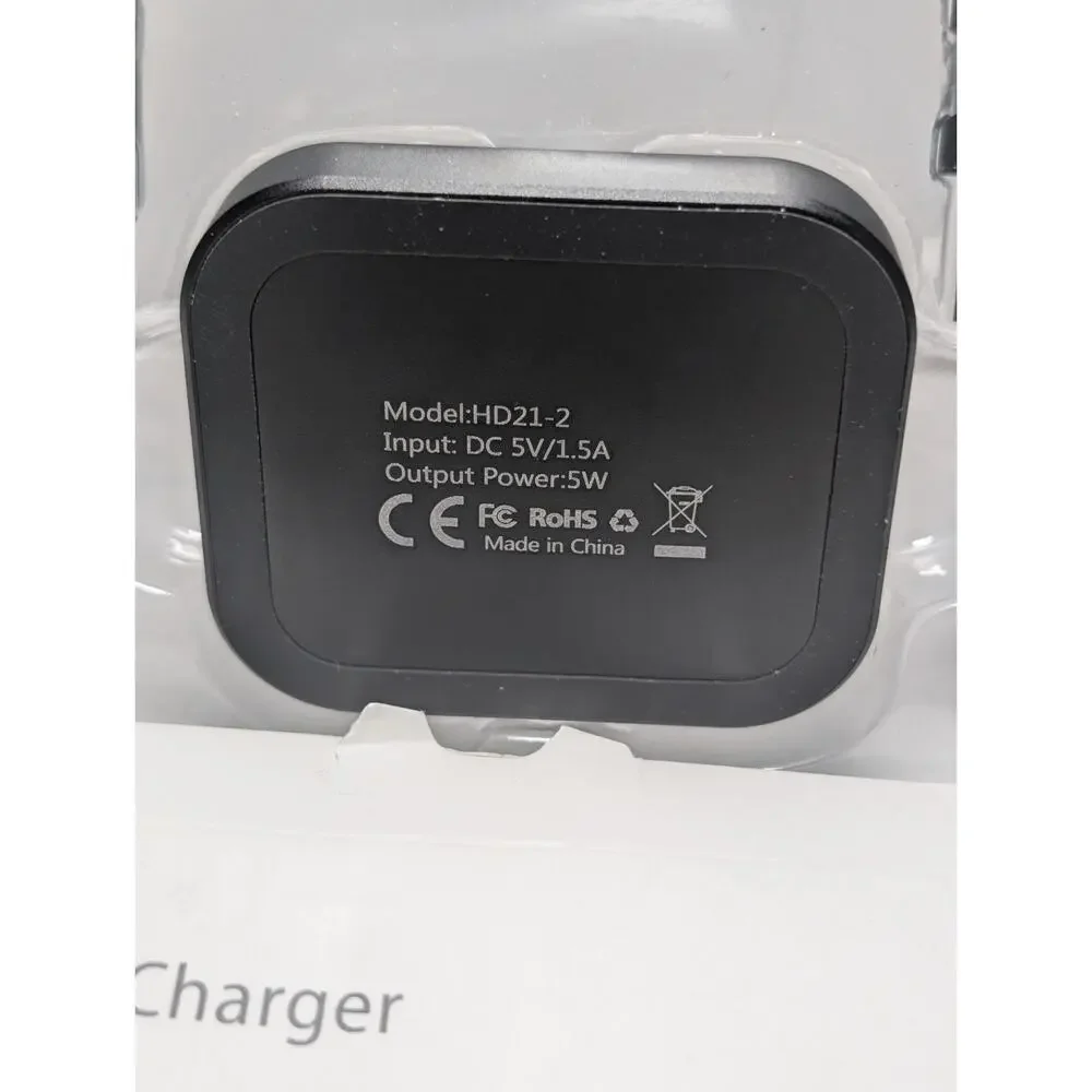 Wireless Charger 5W Charging Pad Black USB C New In Box